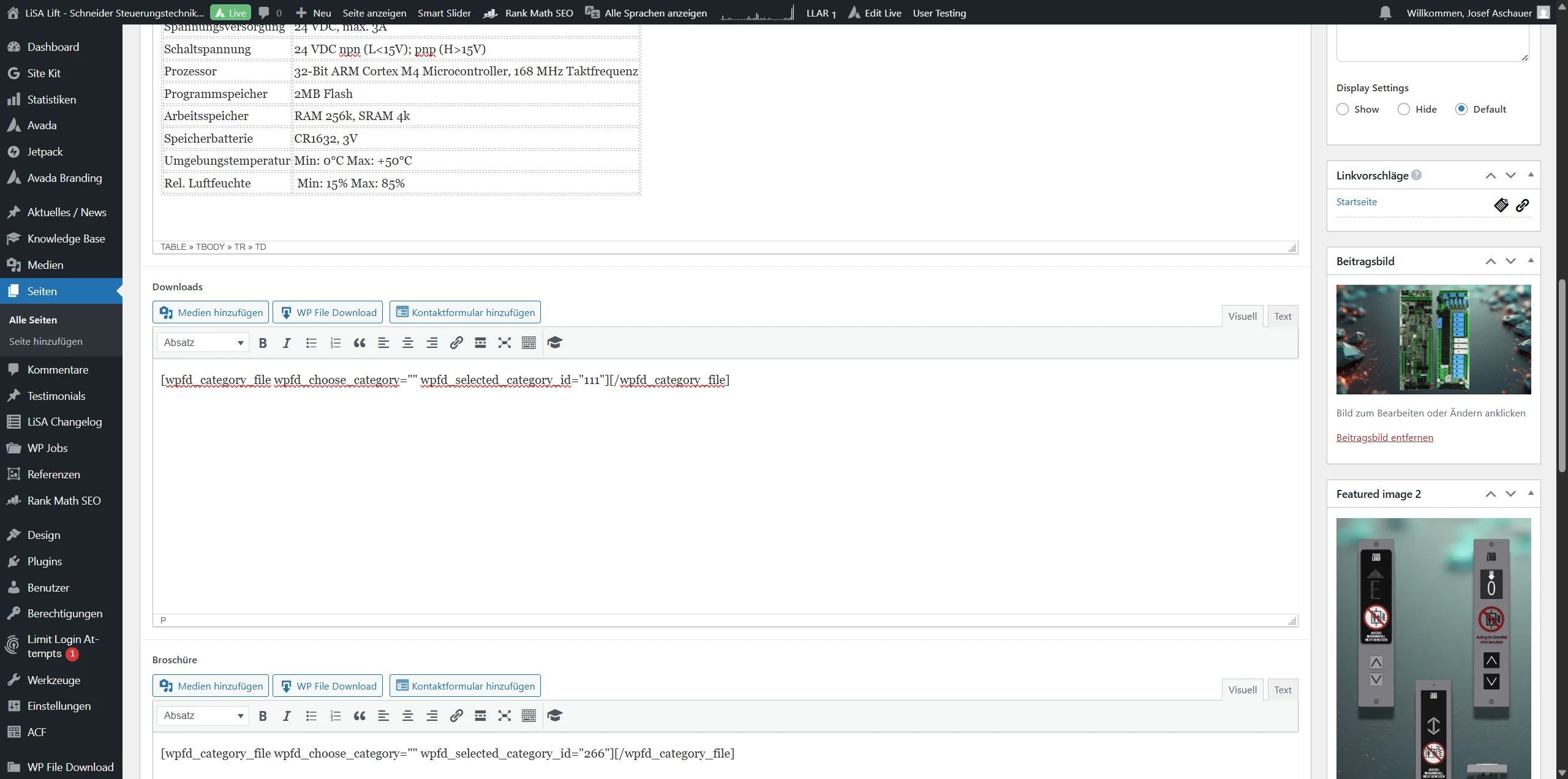 Screenshot showing Beitragsbild festlegen / Canva link: https://www.canva.com/design/DAG8mTXQOEc/DR2ckzz4fNVlIJ_vWUwfYQ/edit