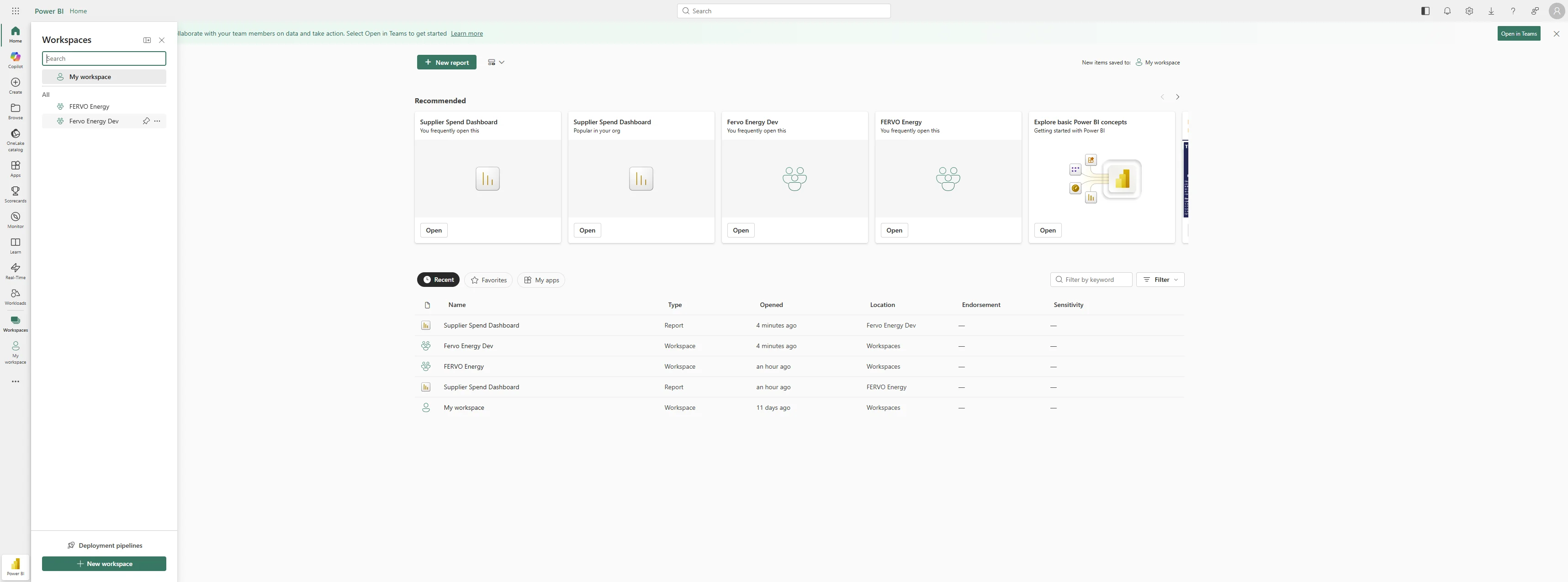 Screenshot showing Navigate to https://app.powerbi.com/home?ctid=4d645cf9-c0c8-49f3-9376-d39c5db5ed33&experience=power-bi