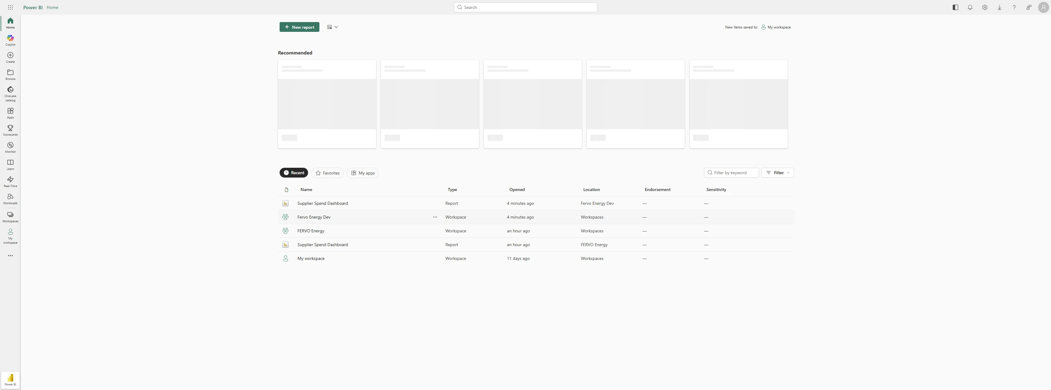 Screenshot showing Navigate to https://app.powerbi.com/home?ctid=4d645cf9-c0c8-49f3-9376-d39c5db5ed33&experience=power-bi