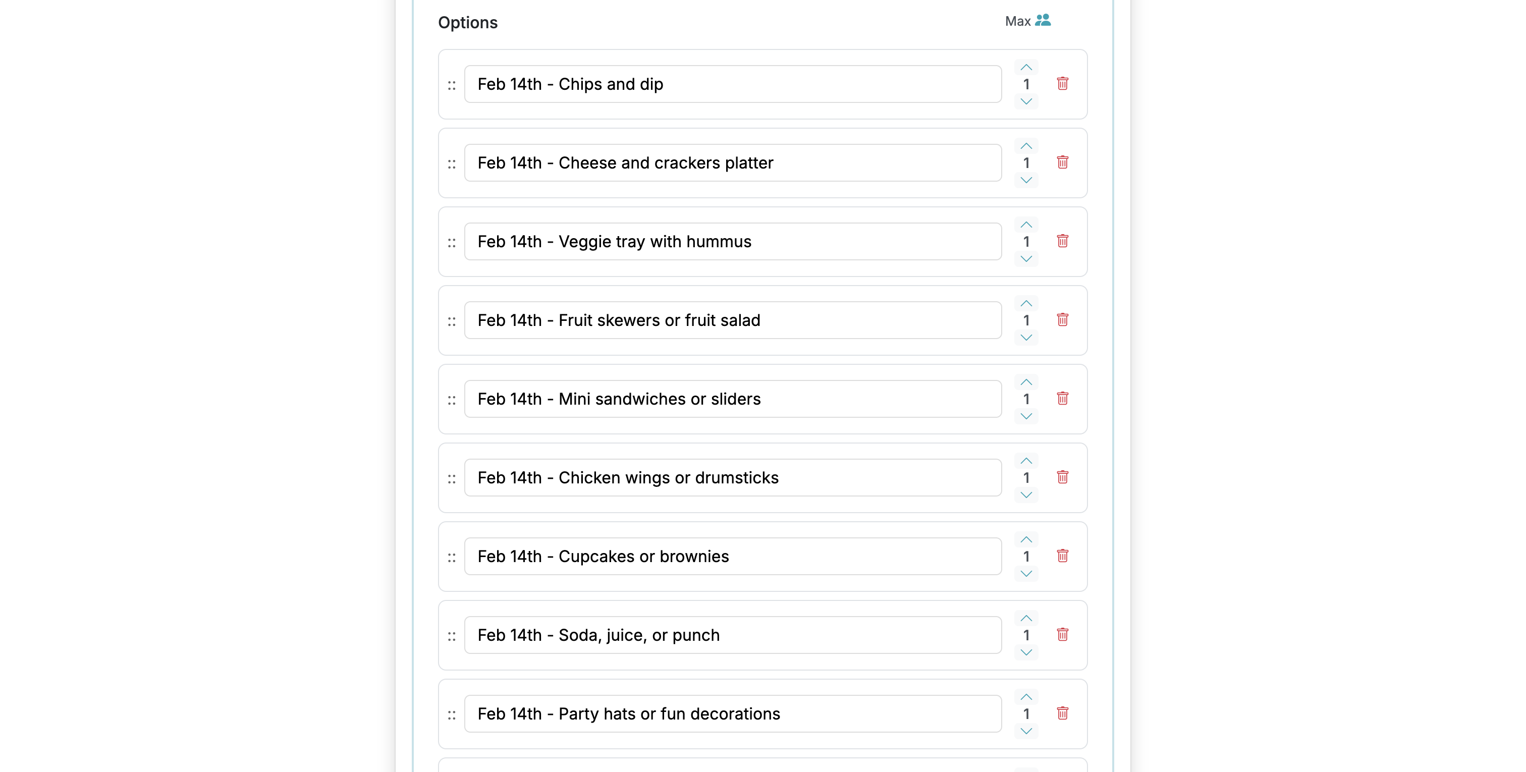 Screenshot showing After applying, all of your options will be replaced with the new adjustments. NOTE: Options are replaced (not edited) with new ones, so be cautious if you have existing responses on your form since they will no longer be connected to the new set of options.