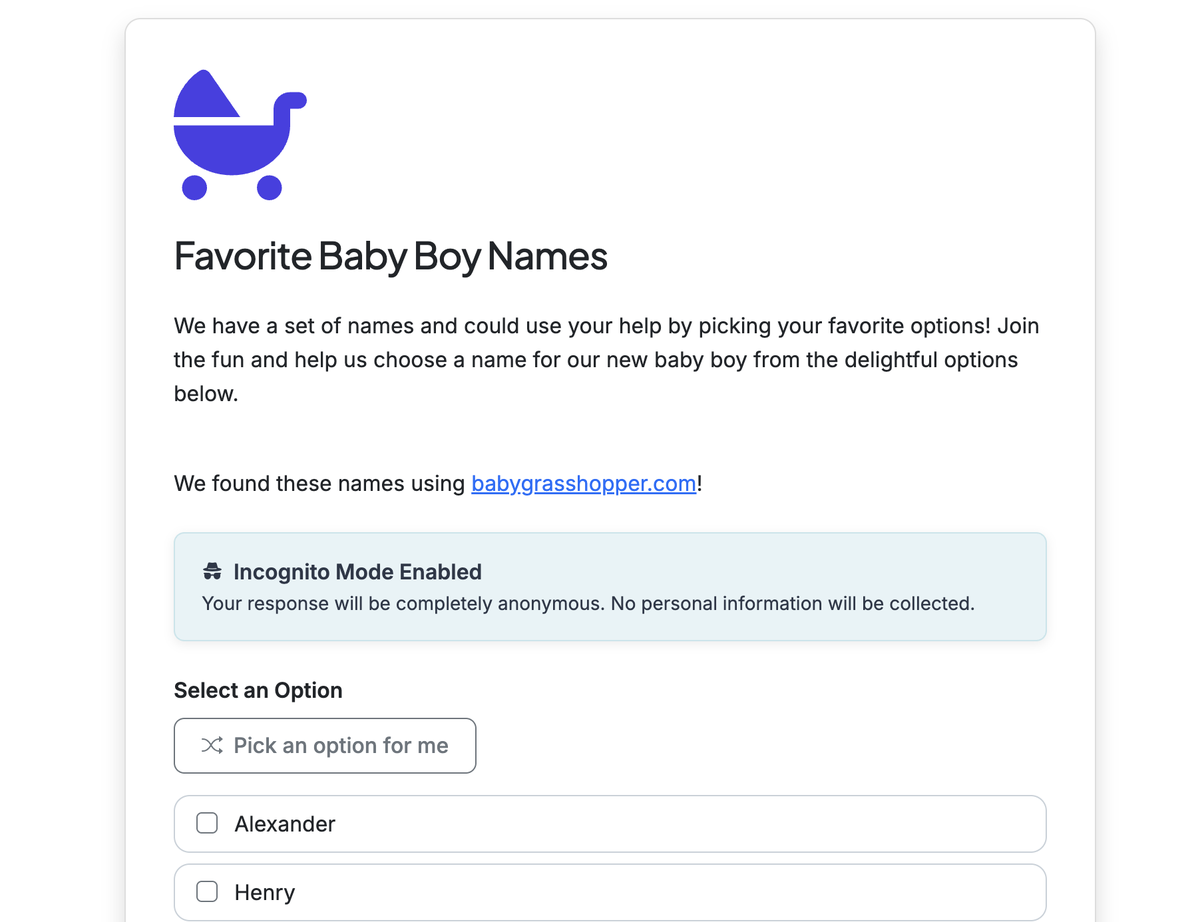 Screenshot showing When Strict Privacy Mode is enabled, the Name and Email fields are disabled and not collected.