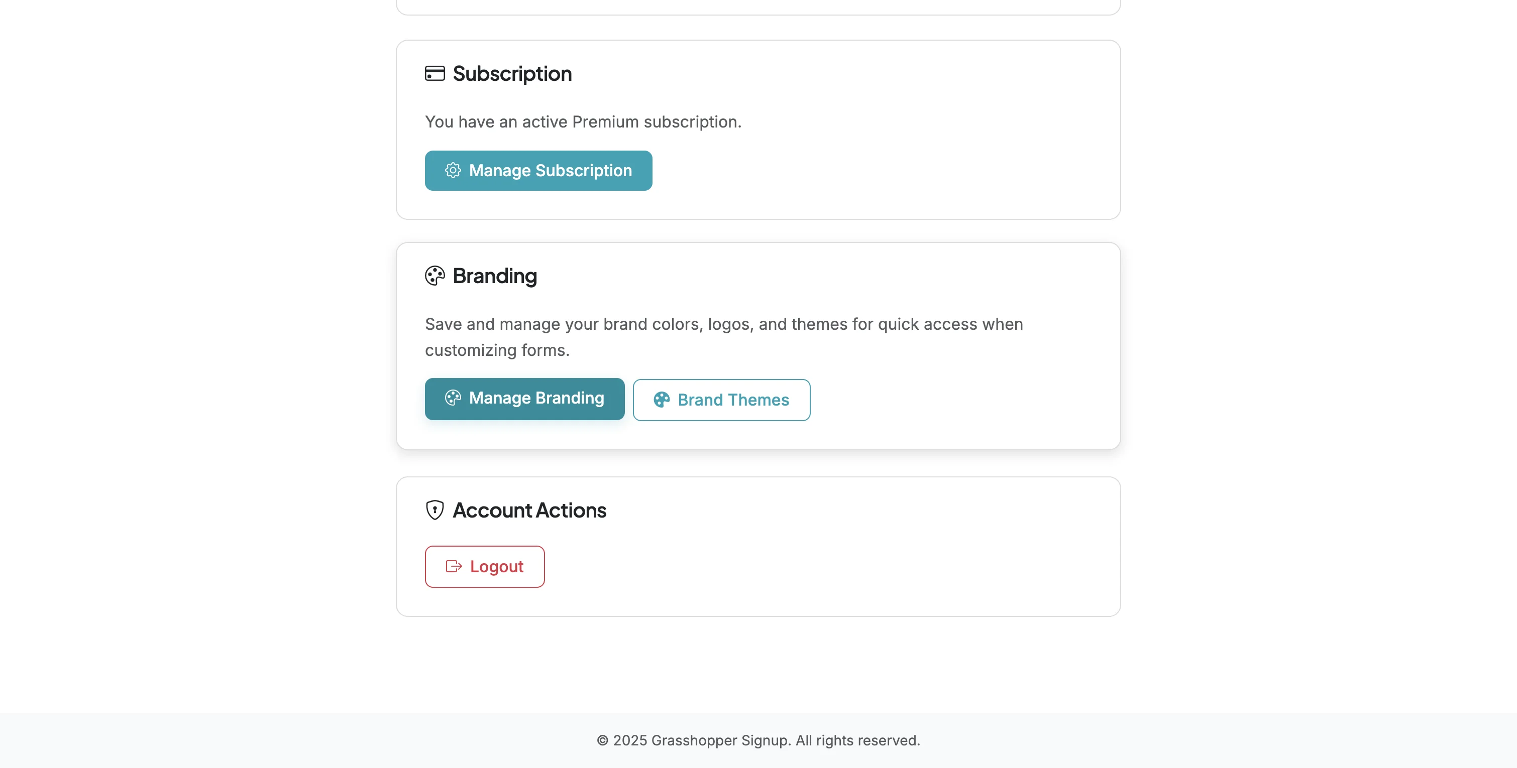 Screenshot showing Scroll down to the Branding section and select 'Manage Branding'