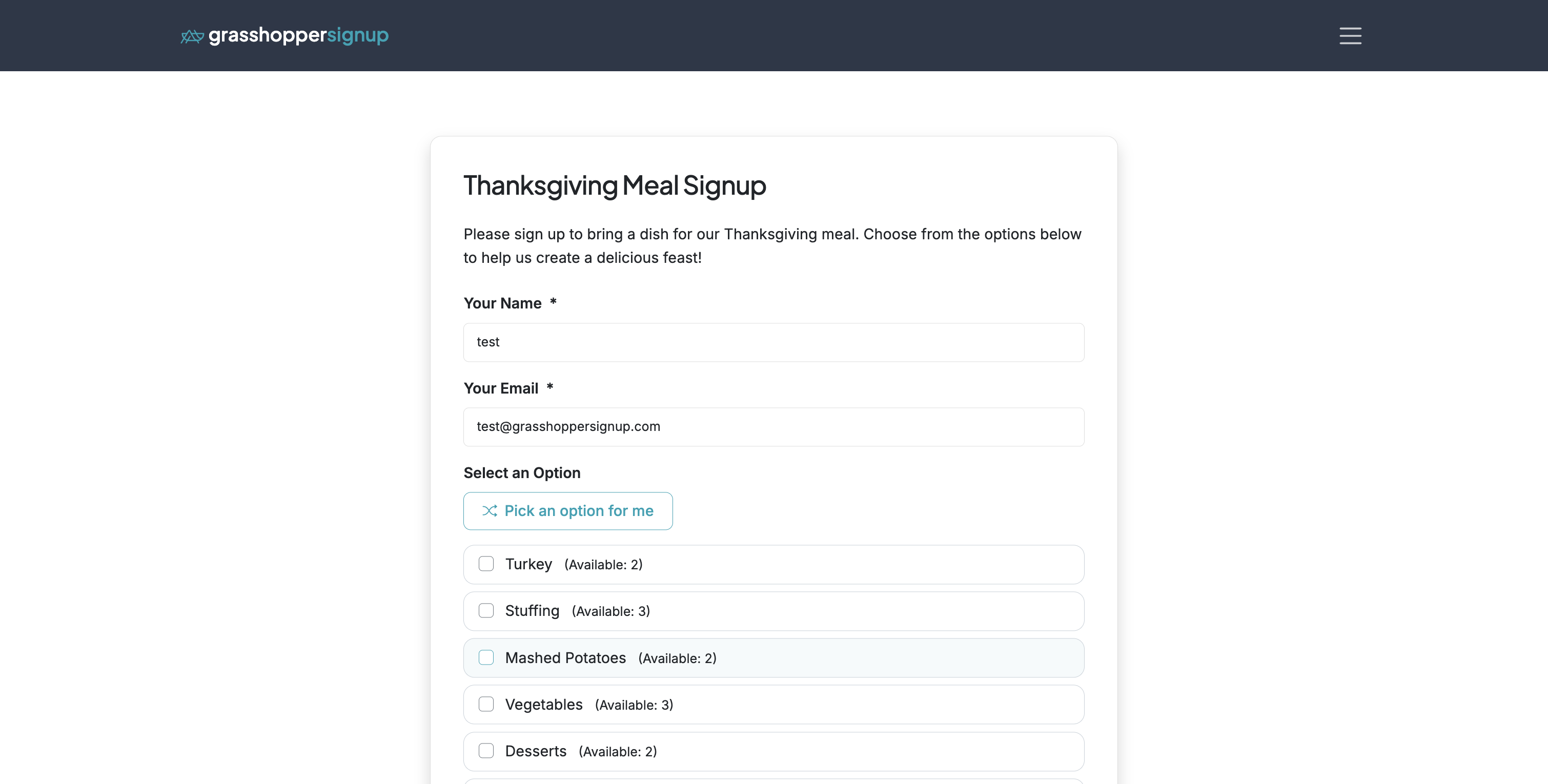 Screenshot showing To add a new or different response, select any options you would like. If you removed a partial response, the items you did not remove will still be saved so you do not need to add them again.