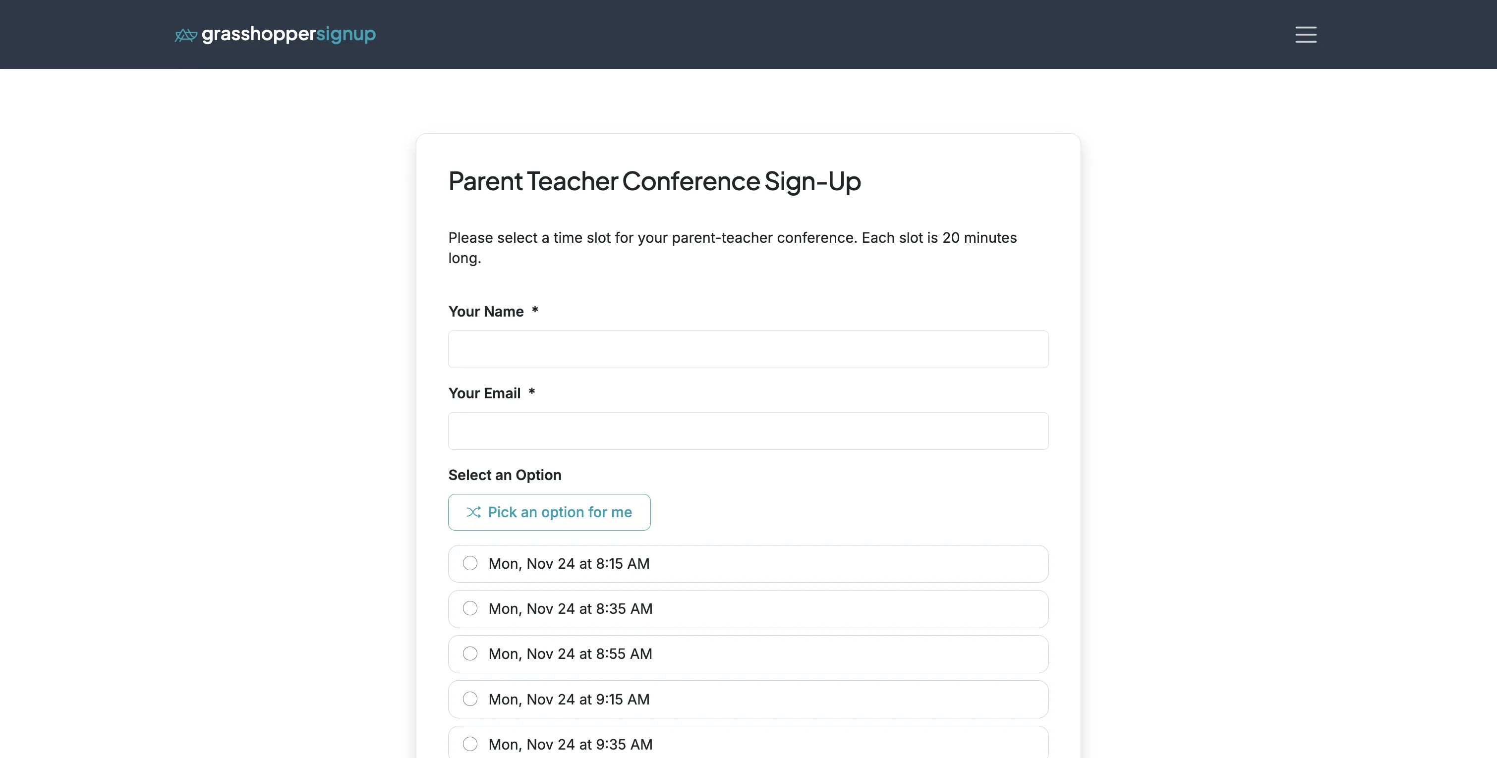 Screenshot showing This is a form with the toggle OFF (before disabling).