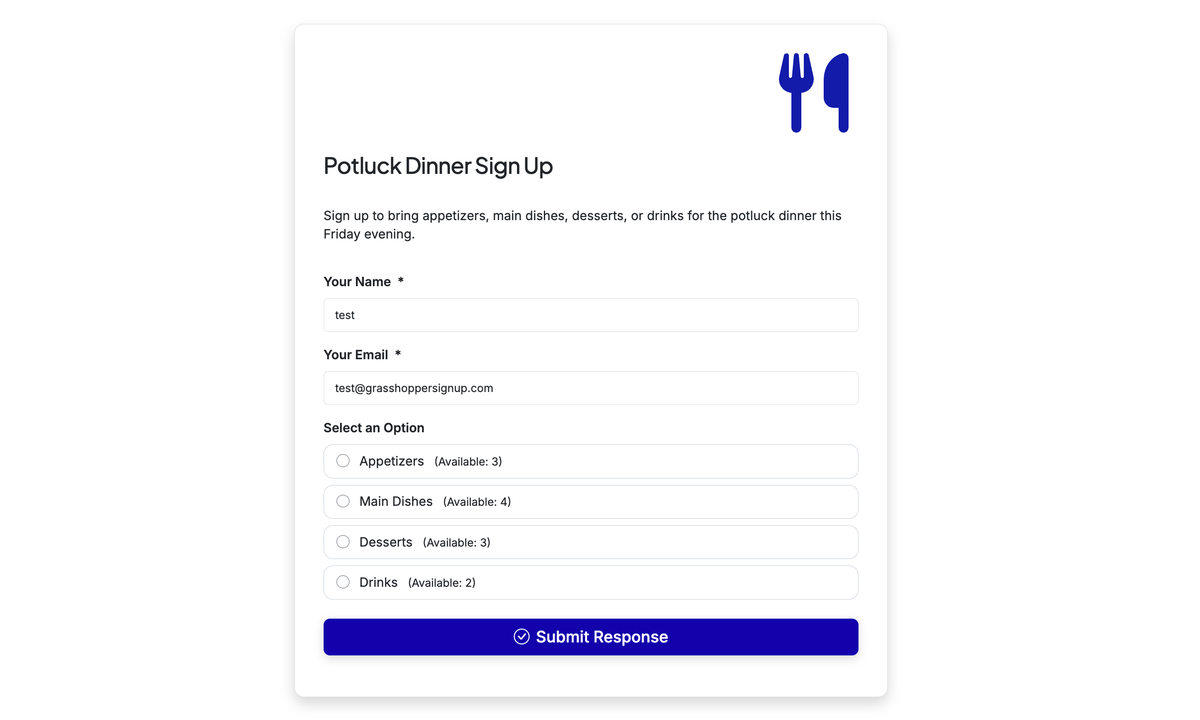 Screenshot showing If you have recently taken a form, your browser may pre-fill information from your last response.