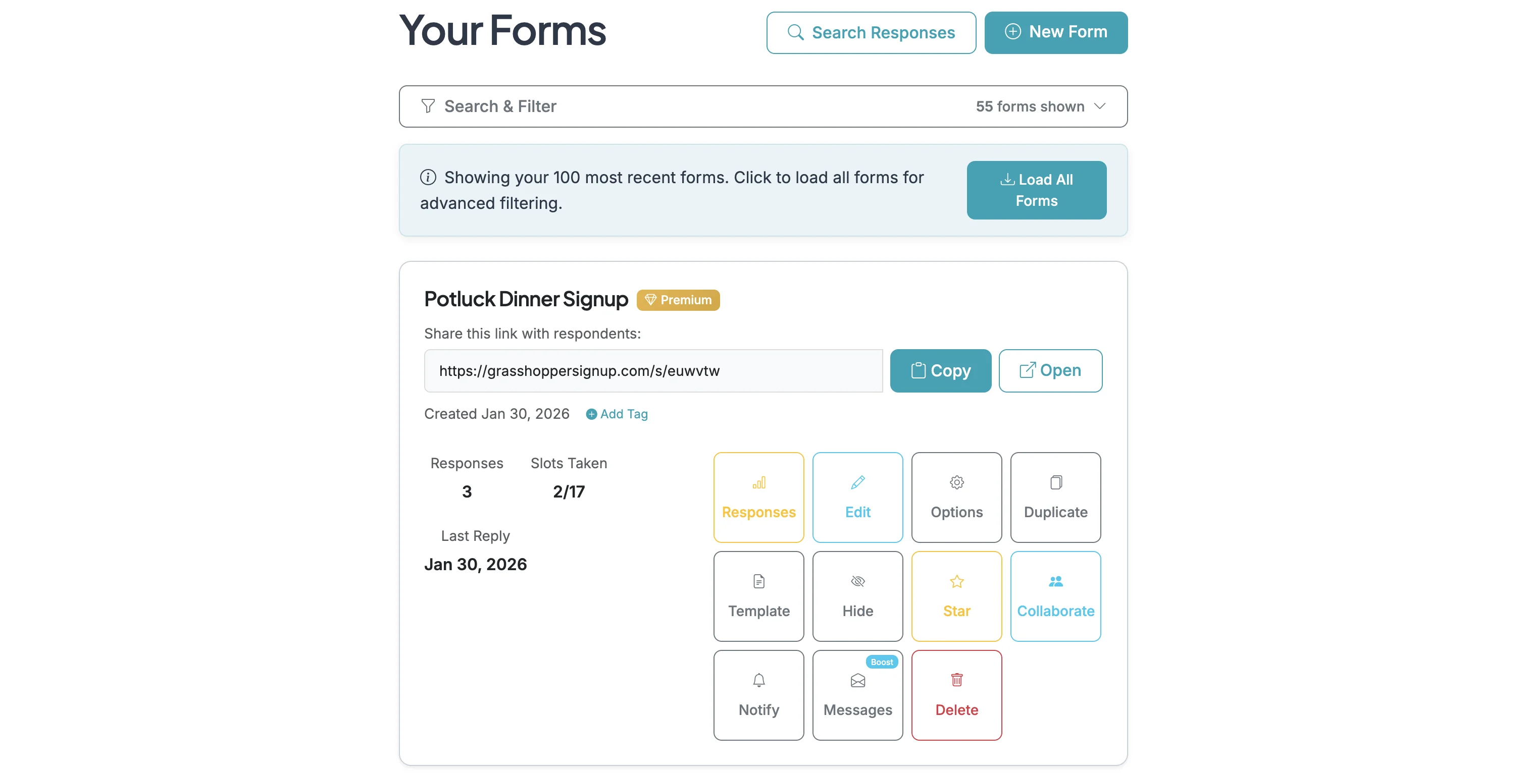 Screenshot showing Login to your account and start on the Dashboard page.