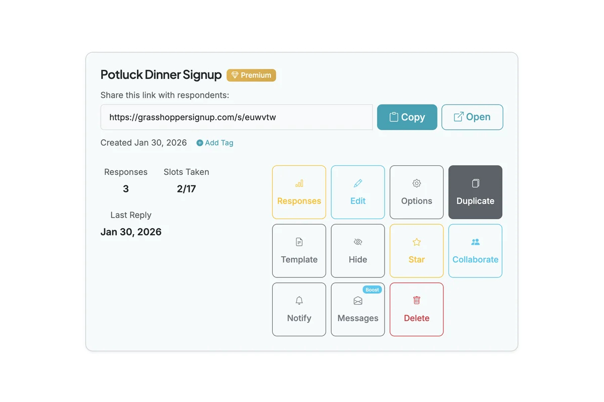 Screenshot showing Identify the form you want to duplicate and click the 'Duplicate' button.