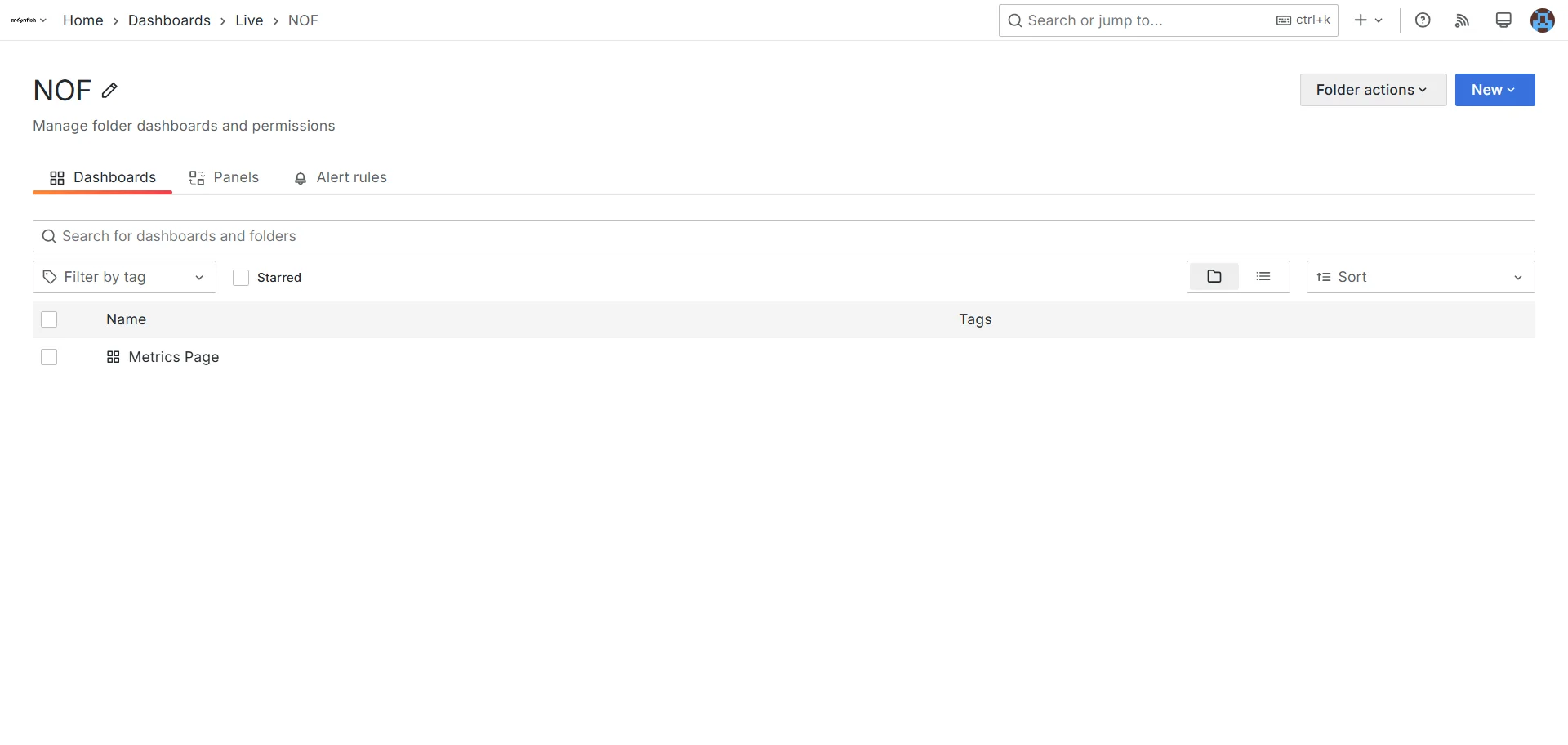 Screenshot showing Eenmaal in de omgeving, klikt u op "folder actions"