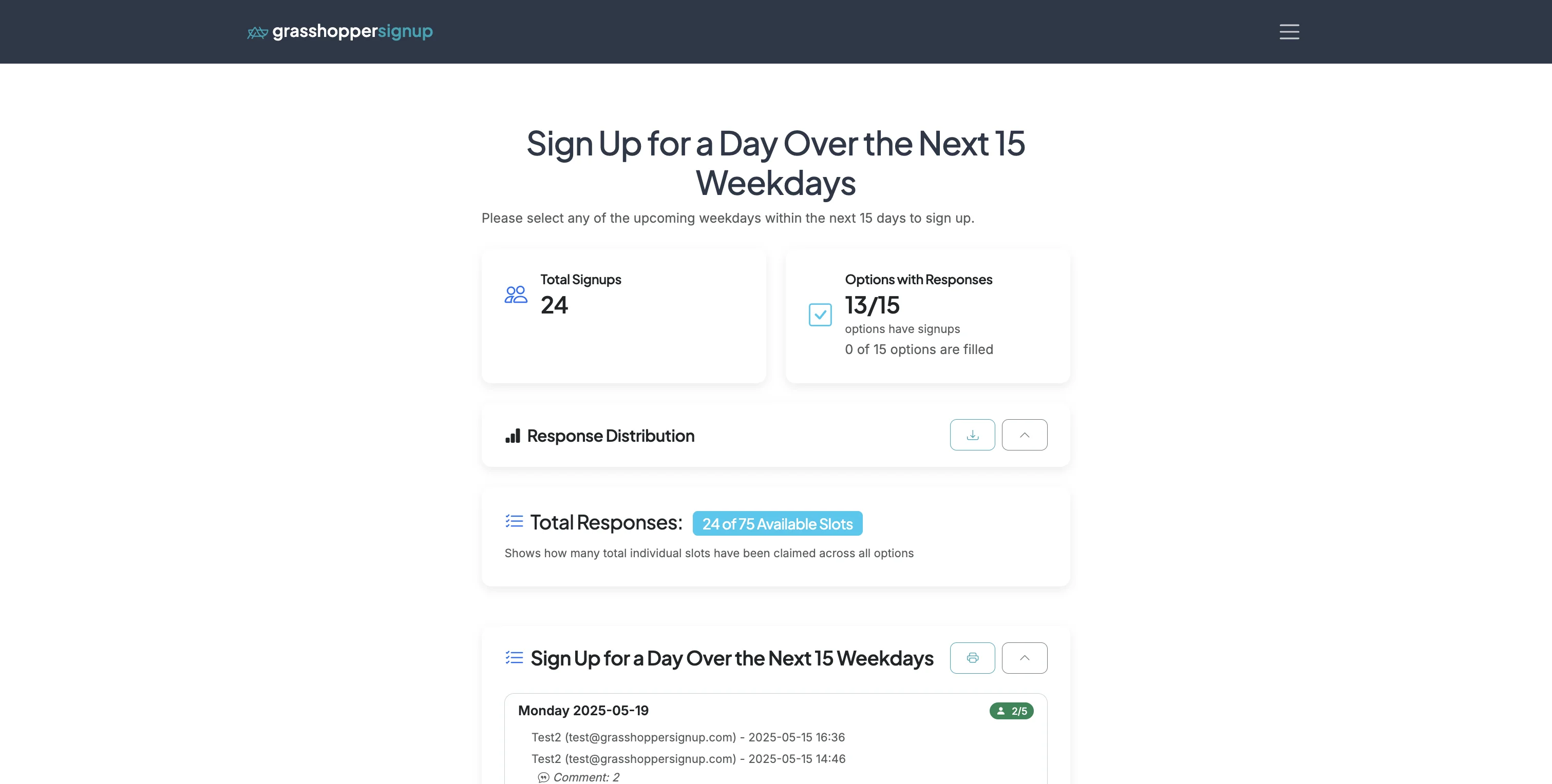 Screenshot showing Visit the Responses page for your form.