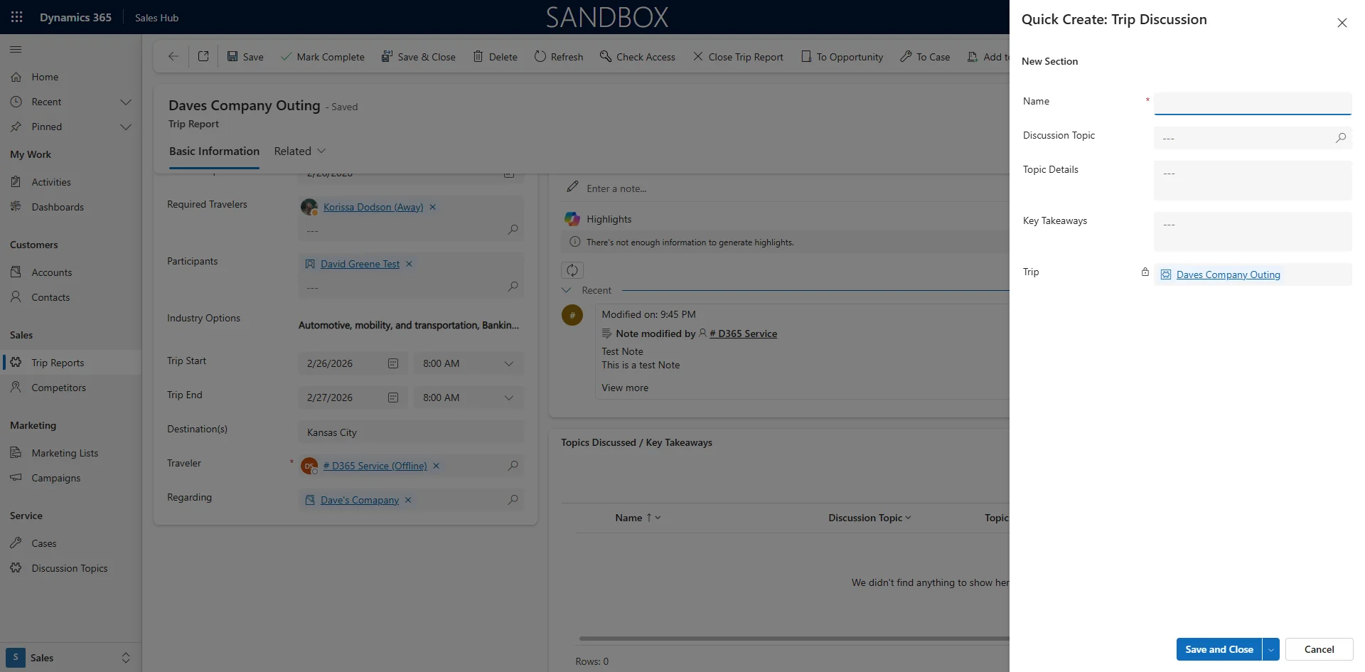 Screenshot showing Click on Add Discussion Topic from Grid