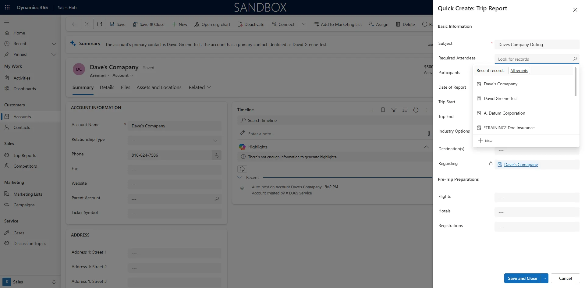 Screenshot showing Add Reqiored Attemdees