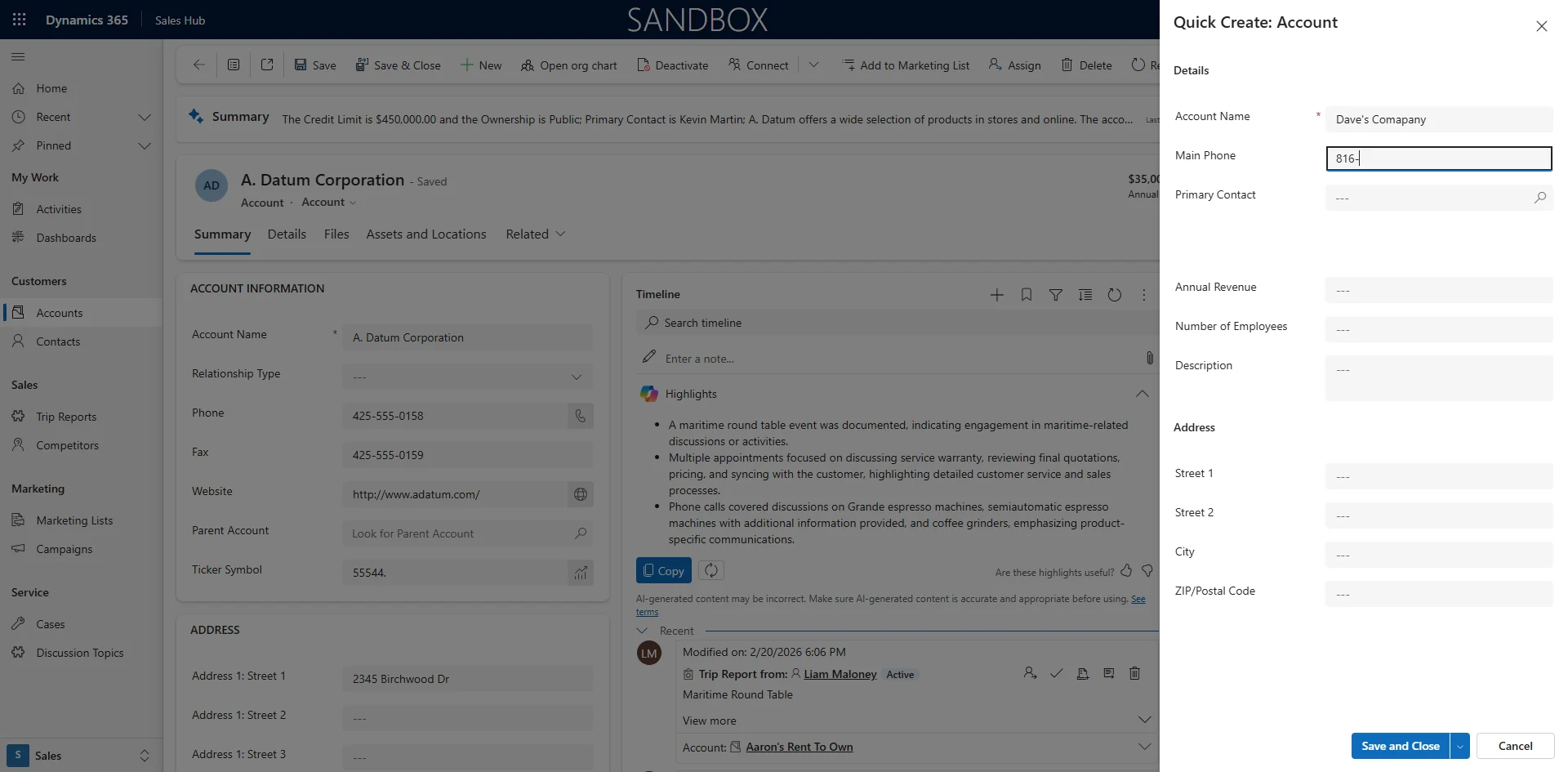 Screenshot showing Enter text in Provide a telephone number
