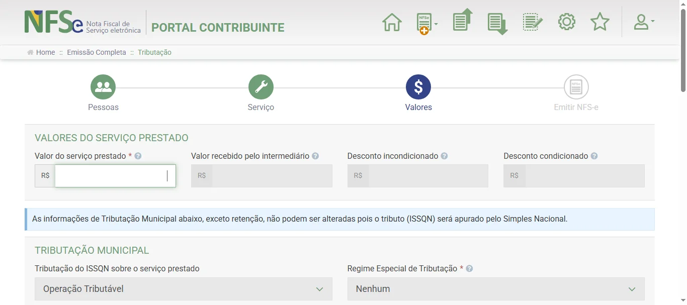 Screenshot showing Click on input