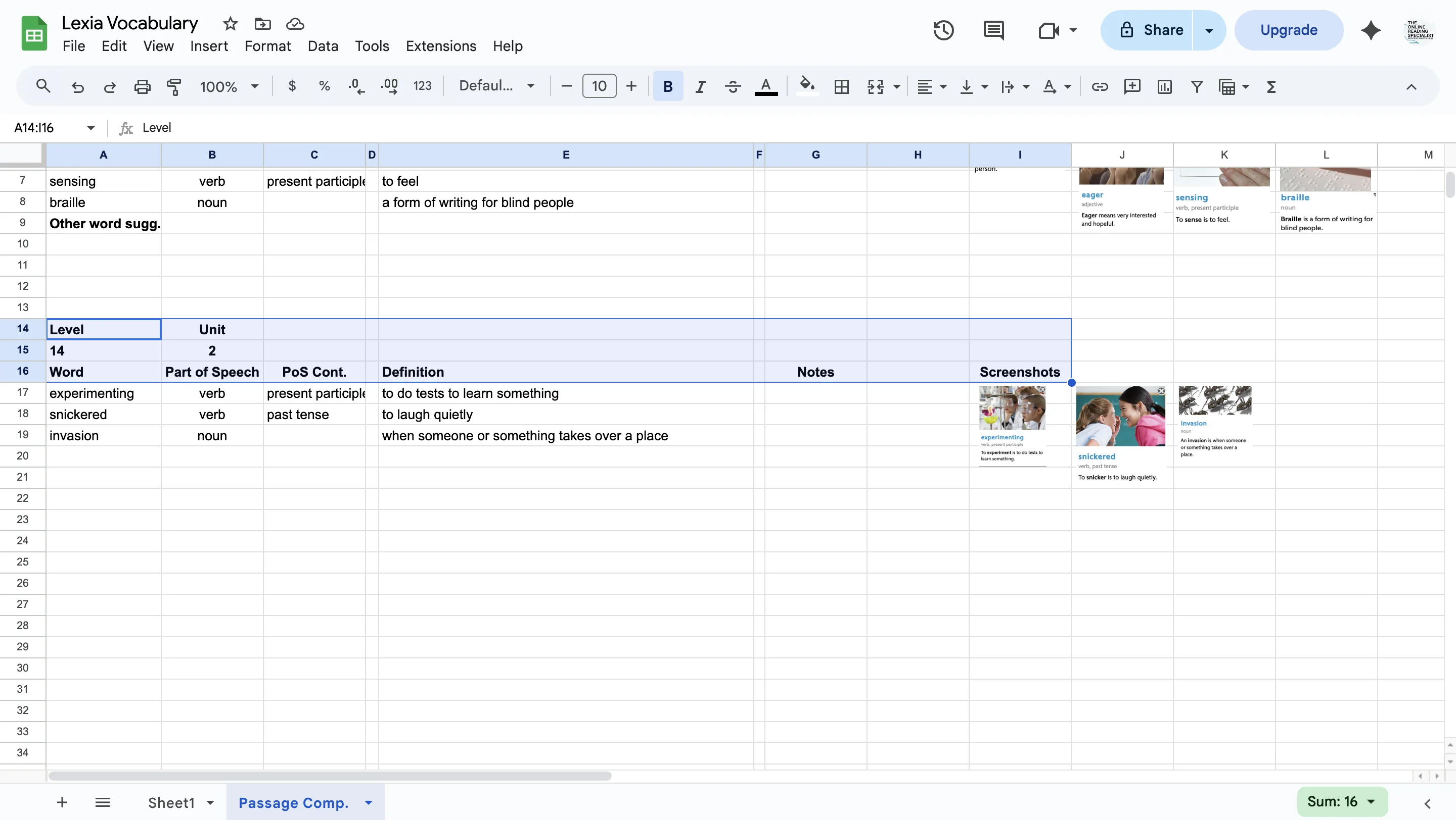 Screenshot showing Click on div