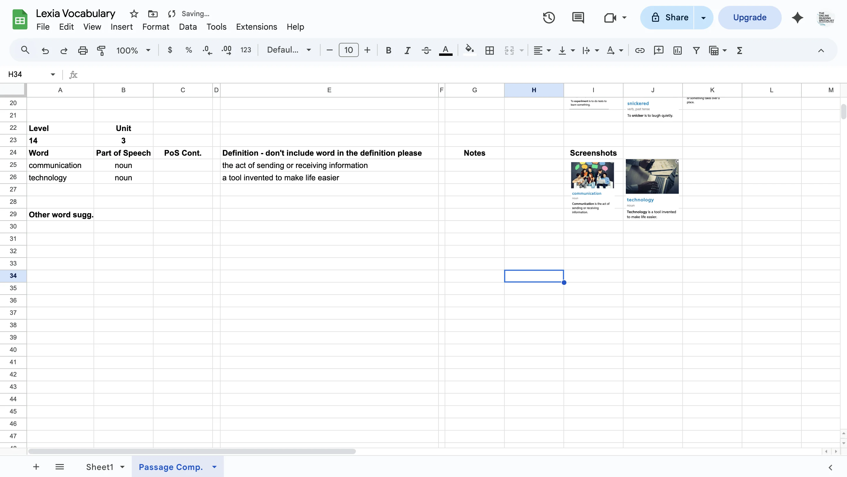 Screenshot showing Click on div