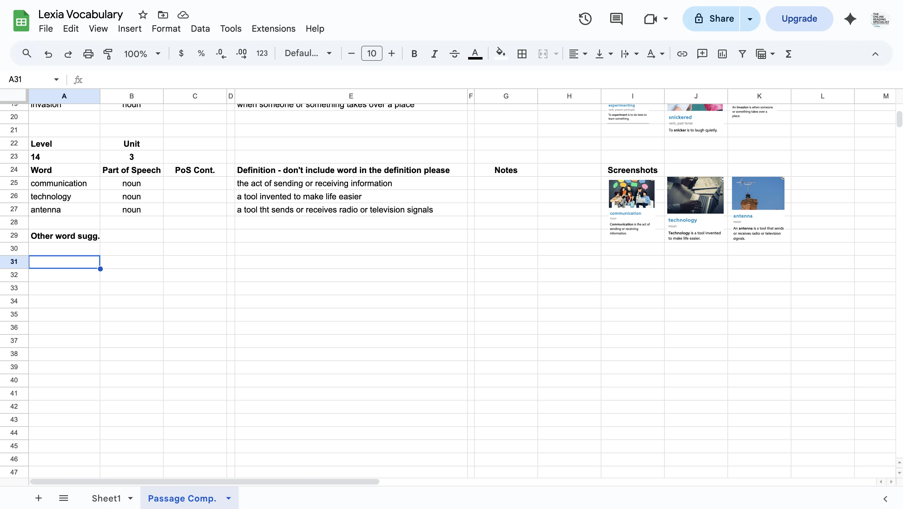 Screenshot showing Click on div