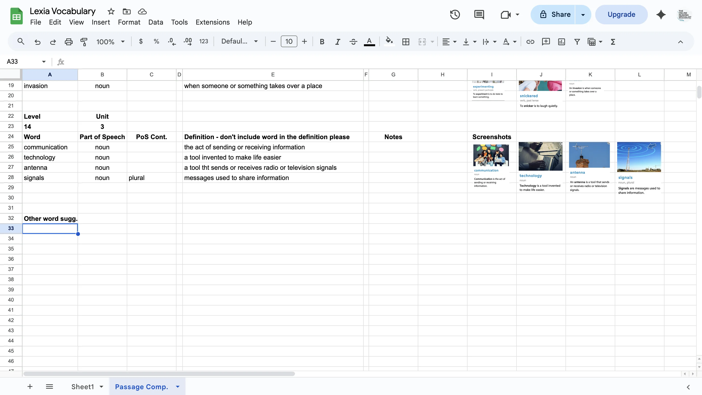 Screenshot showing Click on div