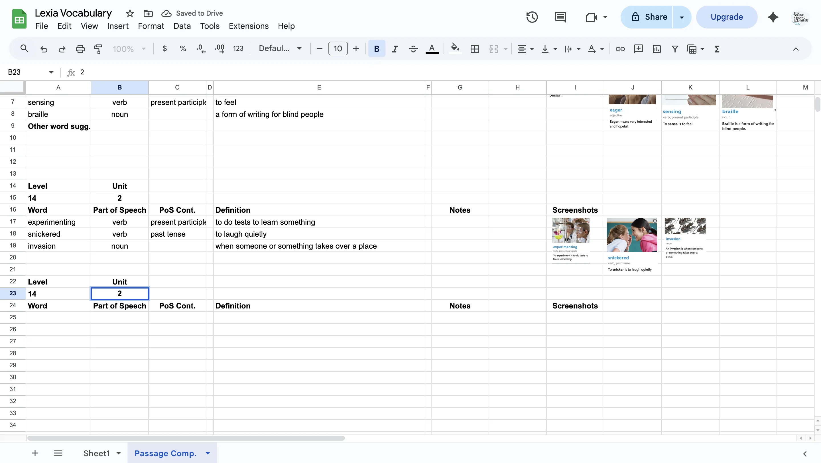 Screenshot showing Click on div