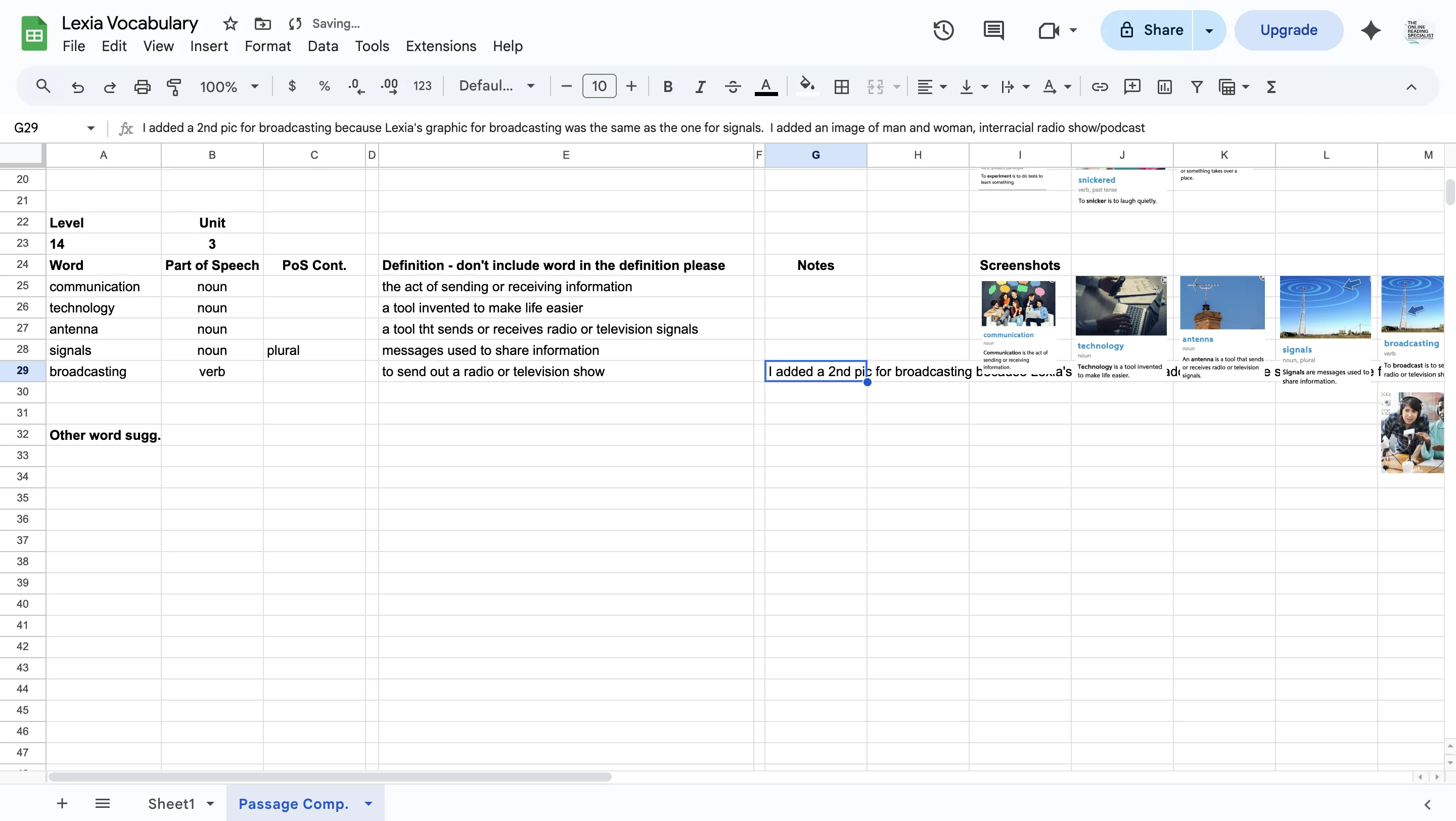 Screenshot showing Click on div