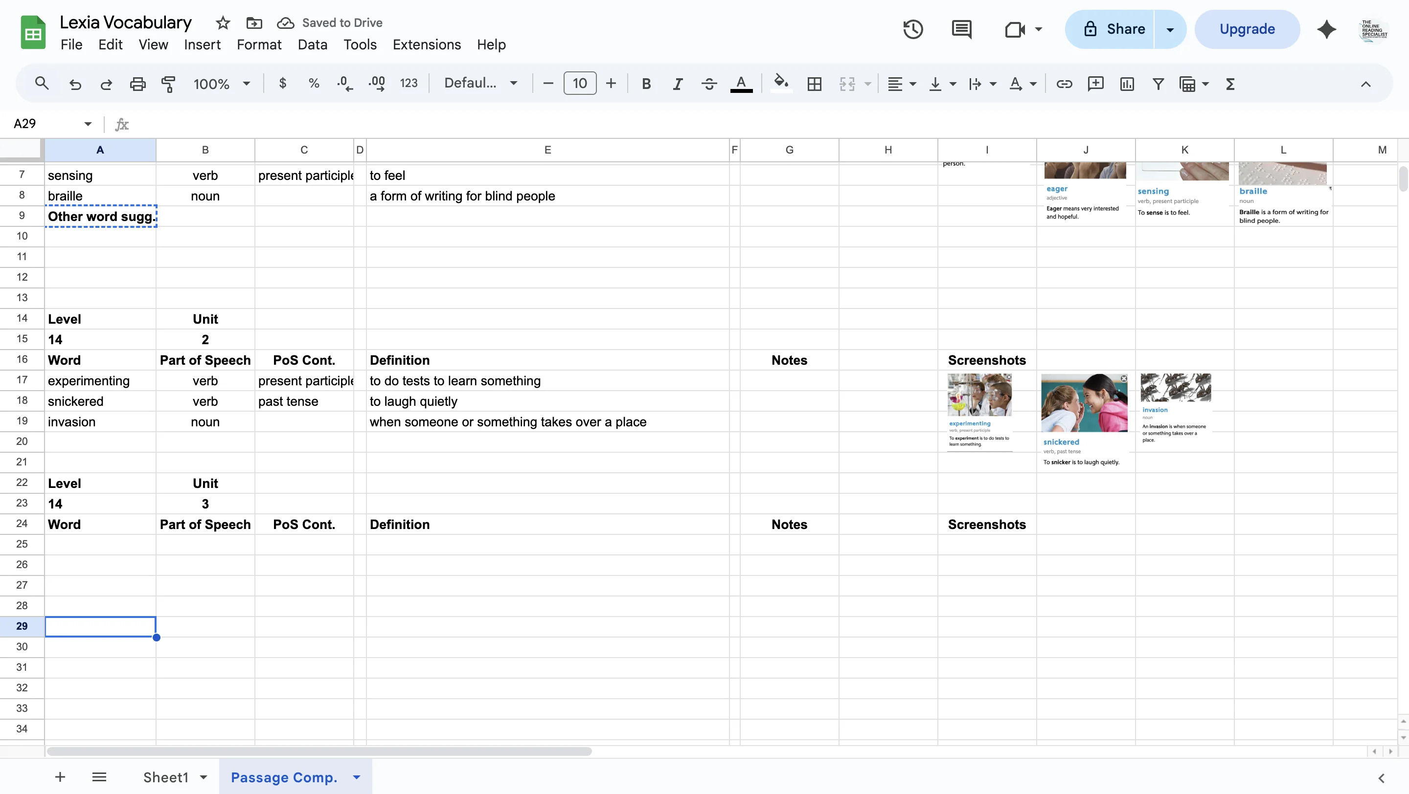 Screenshot showing Click on div
